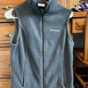 Gray Columbia Fleece Vest